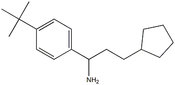 1-(4-tert-butylphenyl)-3-cyclopentylpropan-1-amine