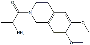 1-(6,7-dimethoxy-3,4-dihydroisoquinolin-2(1H)-yl)-1-oxopropan-2-amine