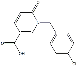 1-[(4-chlorophenyl)methyl]-6-oxo-1,6-dihydropyridine-3-carboxylic acid