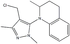 1-[4-(chloromethyl)-1,3-dimethyl-1H-pyrazol-5-yl]-2-methyl-1,2,3,4-tetrahydroquinoline