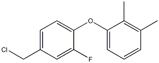 1-[4-(chloromethyl)-2-fluorophenoxy]-2,3-dimethylbenzene