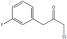 1-chloro-3-(3-fluorophenyl)acetone Structure