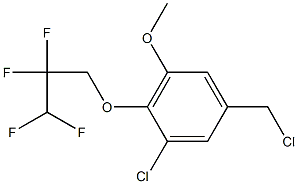 1-chloro-5-(chloromethyl)-3-methoxy-2-(2,2,3,3-tetrafluoropropoxy)benzene