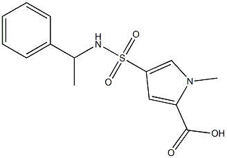 1-methyl-4-{[(1-phenylethyl)amino]sulfonyl}-1H-pyrrole-2-carboxylic acid