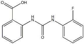 2-({[(2-fluorophenyl)amino]carbonyl}amino)benzoic acid