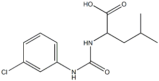 2-({[(3-chlorophenyl)amino]carbonyl}amino)-4-methylpentanoic acid