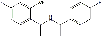 2-(1-{[1-(4-fluorophenyl)ethyl]amino}ethyl)-5-methylphenol