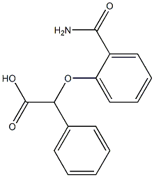 2-(2-carbamoylphenoxy)-2-phenylacetic acid