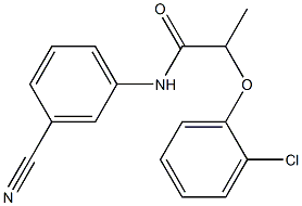 2-(2-chlorophenoxy)-N-(3-cyanophenyl)propanamide