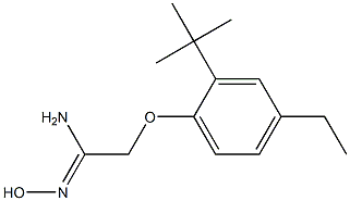 2-(2-tert-butyl-4-ethylphenoxy)-N'-hydroxyethanimidamide