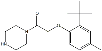 2-(2-tert-butyl-4-methylphenoxy)-1-(piperazin-1-yl)ethan-1-one