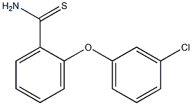 2-(3-chlorophenoxy)benzene-1-carbothioamide