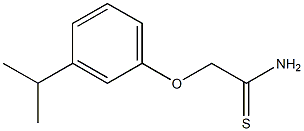 2-(3-isopropylphenoxy)ethanethioamide