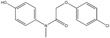 2-(4-chlorophenoxy)-N-(4-hydroxyphenyl)-N-methylacetamide