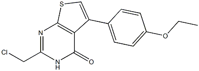 2-(chloromethyl)-5-(4-ethoxyphenyl)-3H,4H-thieno[2,3-d]pyrimidin-4-one