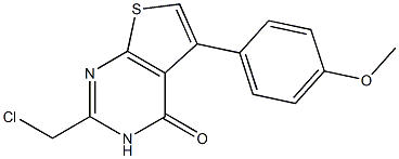 2-(chloromethyl)-5-(4-methoxyphenyl)-3H,4H-thieno[2,3-d]pyrimidin-4-one