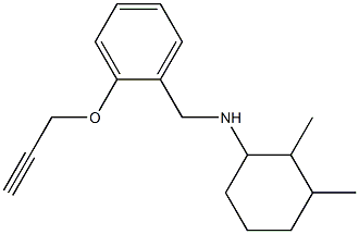 2,3-dimethyl-N-{[2-(prop-2-yn-1-yloxy)phenyl]methyl}cyclohexan-1-amine