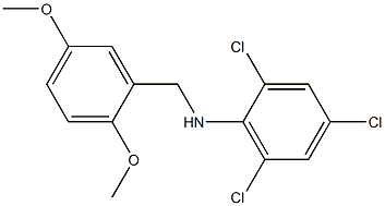 2,4,6-trichloro-N-[(2,5-dimethoxyphenyl)methyl]aniline