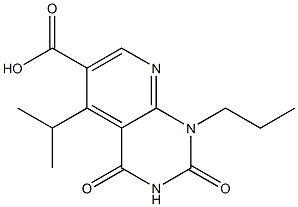 2,4-dioxo-5-(propan-2-yl)-1-propyl-1H,2H,3H,4H-pyrido[2,3-d]pyrimidine-6-carboxylic acid