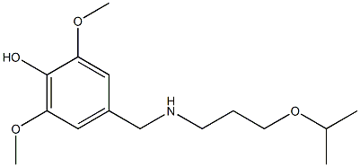 2,6-dimethoxy-4-({[3-(propan-2-yloxy)propyl]amino}methyl)phenol
