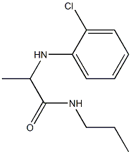 2-[(2-chlorophenyl)amino]-N-propylpropanamide