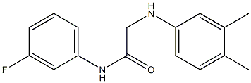 2-[(3,4-dimethylphenyl)amino]-N-(3-fluorophenyl)acetamide