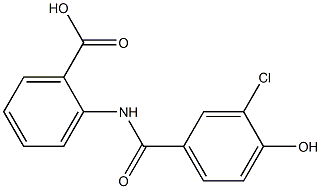 2-[(3-chloro-4-hydroxybenzene)(methyl)amido]benzoic acid|