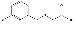 2-[(3-chlorobenzyl)thio]propanoic acid