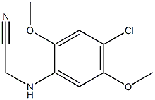 2-[(4-chloro-2,5-dimethoxyphenyl)amino]acetonitrile