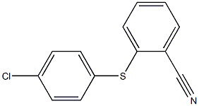 2-[(4-chlorophenyl)sulfanyl]benzonitrile Structure