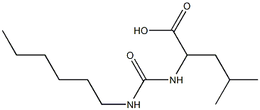 2-[(hexylcarbamoyl)amino]-4-methylpentanoic acid