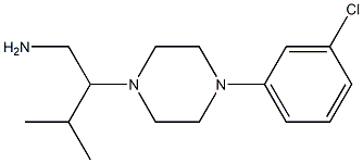 2-[4-(3-chlorophenyl)piperazin-1-yl]-3-methylbutan-1-amine