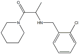 2-{[(2-chlorophenyl)methyl]amino}-1-(piperidin-1-yl)propan-1-one