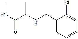 2-{[(2-chlorophenyl)methyl]amino}-N-methylpropanamide