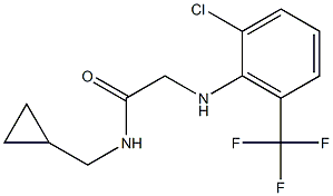 2-{[2-chloro-6-(trifluoromethyl)phenyl]amino}-N-(cyclopropylmethyl)acetamide