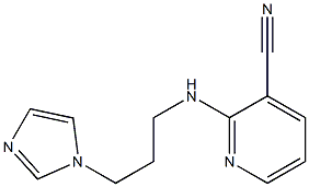 2-{[3-(1H-imidazol-1-yl)propyl]amino}pyridine-3-carbonitrile