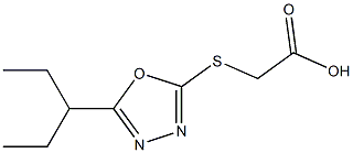 2-{[5-(pentan-3-yl)-1,3,4-oxadiazol-2-yl]sulfanyl}acetic acid