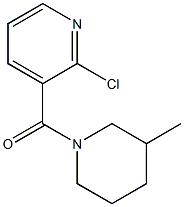 2-chloro-3-[(3-methylpiperidin-1-yl)carbonyl]pyridine Structure