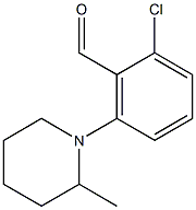 2-chloro-6-(2-methylpiperidin-1-yl)benzaldehyde
