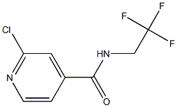 2-chloro-N-(2,2,2-trifluoroethyl)pyridine-4-carboxamide