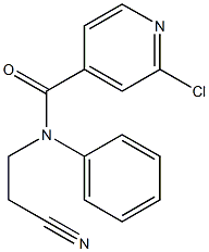 2-chloro-N-(2-cyanoethyl)-N-phenylpyridine-4-carboxamide