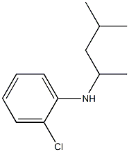 2-chloro-N-(4-methylpentan-2-yl)aniline Structure