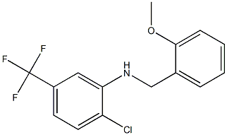 2-chloro-N-[(2-methoxyphenyl)methyl]-5-(trifluoromethyl)aniline
