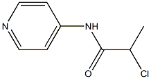 2-chloro-N-pyridin-4-ylpropanamide Structure