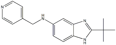 2-tert-butyl-N-(pyridin-4-ylmethyl)-1H-1,3-benzodiazol-5-amine