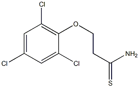 3-(2,4,6-trichlorophenoxy)propanethioamide