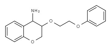 3-(2-phenoxyethoxy)-3,4-dihydro-2H-1-benzopyran-4-amine