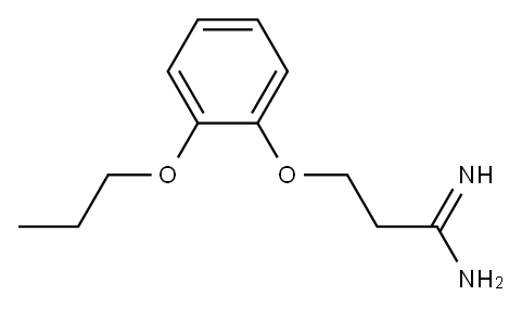3-(2-propoxyphenoxy)propanimidamide