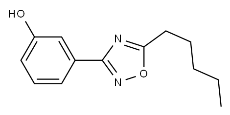 3-(5-pentyl-1,2,4-oxadiazol-3-yl)phenol
