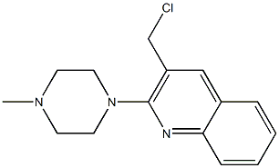 3-(chloromethyl)-2-(4-methylpiperazin-1-yl)quinoline